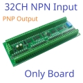 25IOC32 32DI-32DO NPN to PNP RS485 Modbus Rtu Remote IO Module DC 12-24V 300MA DMOS PNP High Level Output for PLC LED Smart Home IOT