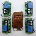 AK029 XD004 1PCS Wireless Key Fob 4PCS DC12V 1 Chanel Receiver Relay Modules 433.92MHZ