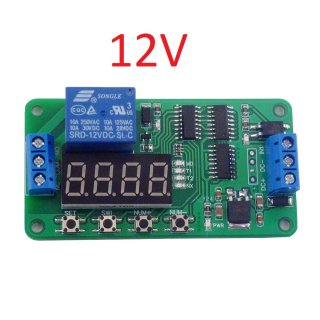 CE030 DC 12V Multifunction Timer Delay Relay Module Simple PCL Board for Fish Tank Motor Fan Fridge Smart Home