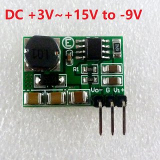 DD0315NA 200-500mA +/- Voltage Converter Positive to Negative power supply DC-DC Boost-Buck Module +3~+15V to -9V