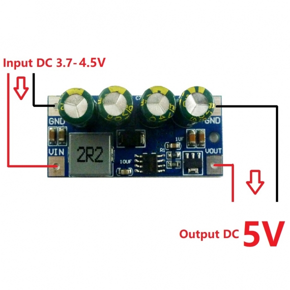 DD0424TA 5A high-power DC DC Converter Step-Up Module DC 3.7V-18V to 19.5V Voltage Boost Board