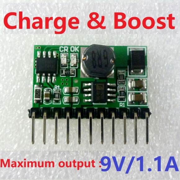 DD04CVSA DC-DC Converter Boost Step-up Module10W 3.7V 4.2V Charger & 9V Discharger Board UPS Diy Li-lon LiPo Lithium Battery