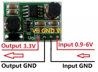 DD0603SA Auto Buck-Boost DC DC 0.9-6V to 3.3V Step-UP Step-Down Converter Board Power Supply Module DD0603SA_3V3