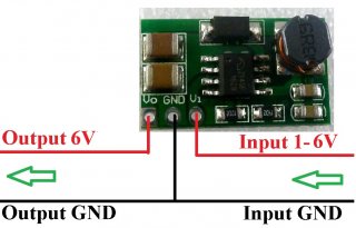 DD0606SA 800MA DC-DC 1.5V 3V 3.3V 3.7V 4.5V 5V to 6V Step-up Boost Converter Module for LED Motor