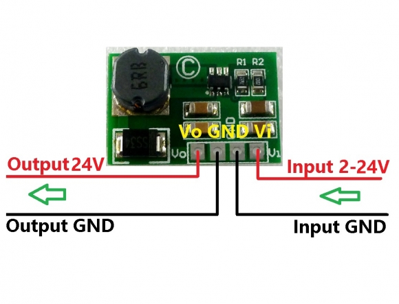 DD2424SA 24V 10-20W DC-DC Boost Step up Converter Regulator Power Module DC board MCU Development board