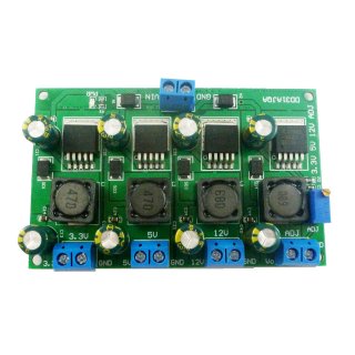 DD31AJQA 3A 4 CH Multiple Switching Power Supply Module 3.3V 5V 12V ADJ Adjus