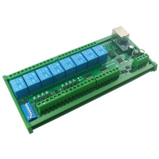 ETVOD08 24V 8CH NPN DI Digital Analog Ethernet Remote I/O Modules Modbus RTU TCP/IP MQTT Network Controller 4-20MA 0-10V DAC Output Board