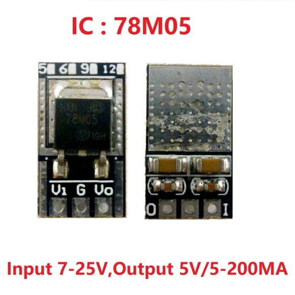 LO7805MA DC 7-25V to 5V 78MXX LDO Voltage Regulator Step-Down Buck Module for Arduiuo MEGA2560 NANO