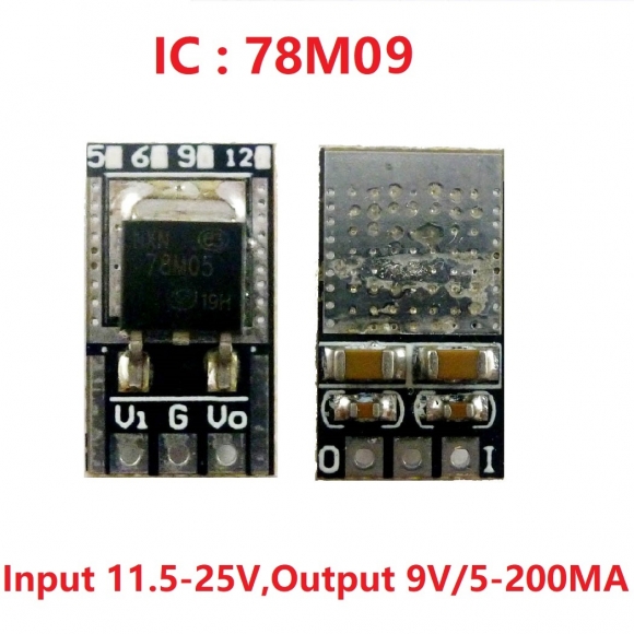 LO7805MA DC 7-25V to 9V 78MXX LDO Voltage Regulator Step-Down Buck Module for Arduiuo MEGA2560 NANO