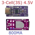 NIMH05UA_3S_0A8 TYPE-C 3 Cell NIMH Battery Charger Module 1.5V 3V 4.5V for 1.2V 2.4V 3.6V Nickel-Metal Hydride Battery 800MA