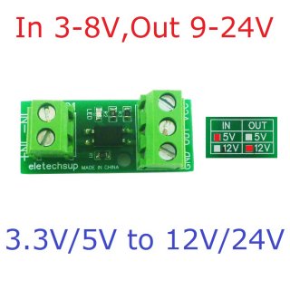 OP11A01 In 3-8V Out 9-24V NPN PNP Signal Mutual Converter Logic Level Isolator for PLC RS485 Digital IO Module