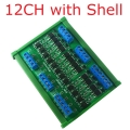 OPMSC12 PNP Input 3.3-5V NPN Output 12CH DC 3.3V/5V/12V/24V 5A PLC Signal Amplifier NPN/PNP Logic Level Converter Module