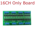 OPMSD16 NPN Input 3.3-5V PNP Output 16CH DC 3.3-24V 5A MOS Solid State Relay Module Din Rail Mount NPN/PNP PLC IO Signal Amplifier for Motor Relay LED