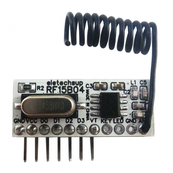 RF15B04 135uA Low-Power -117dBm High Sensitivity OOK/ASK PT2262 EV1527 Decoding 3.3V 3.7V 5V Module Transceiver Kit