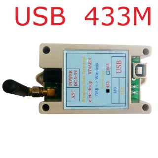 RT4AE01 VHF/UHF Radio Modem 433M RS232/USB Wireless Transceiver Serial Data Long-Distance Transmission Module