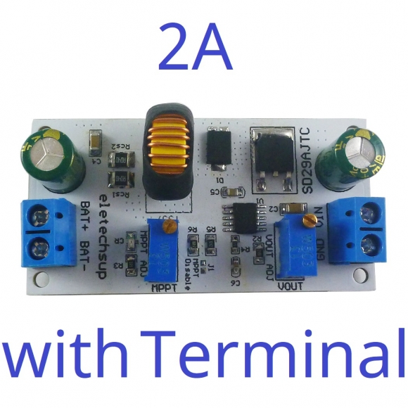 SD29AJTC 2A MPPT Solar Charge Controller Module 4A 3.6-24V Li-ion Li-po LiFePO4 Battery Charger SD29AJTC For 9V 12V 18V 24V Solar Panels